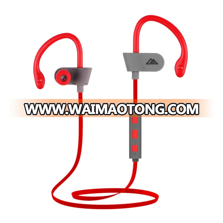 Promotional price waterproof V4.2 sport E260 ear hook in ear wireless bluetooth headset with microphone